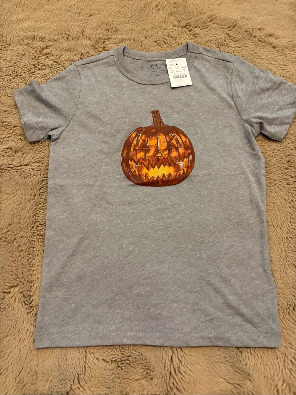NEW Crewcuts Halloween tee, girls S 6/7)